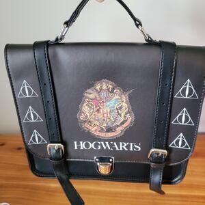 Harry Potter ROMWE Medium Faux Leather Backpack Purse, Hogwarts, New w/o Tags
